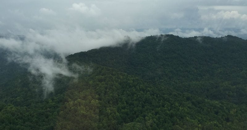 Scud on mountain