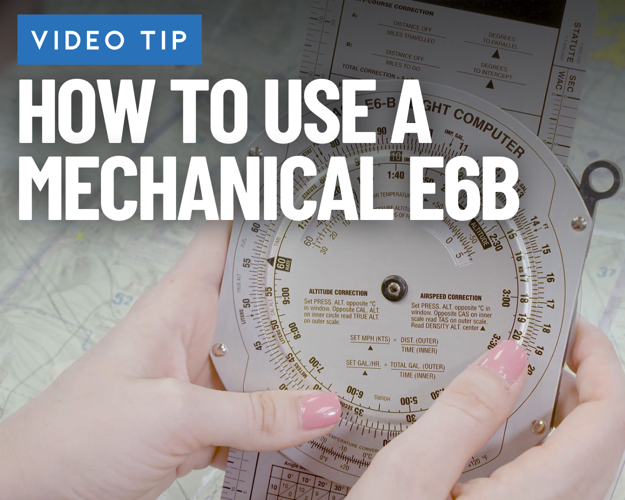 How to use a mechanical E6B flight computer Flight Training Central