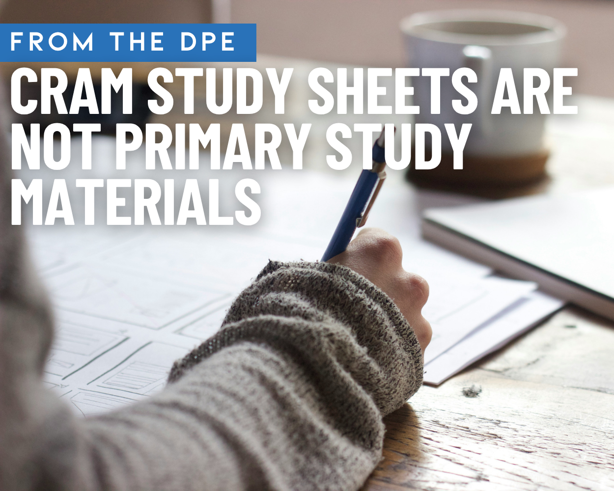Not Study Cram Study Sheets Are Not Primary Study Materials : Flight Training Central